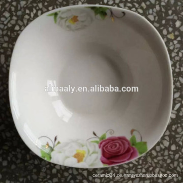 quadratische Keramik Schüssel China Fabrik